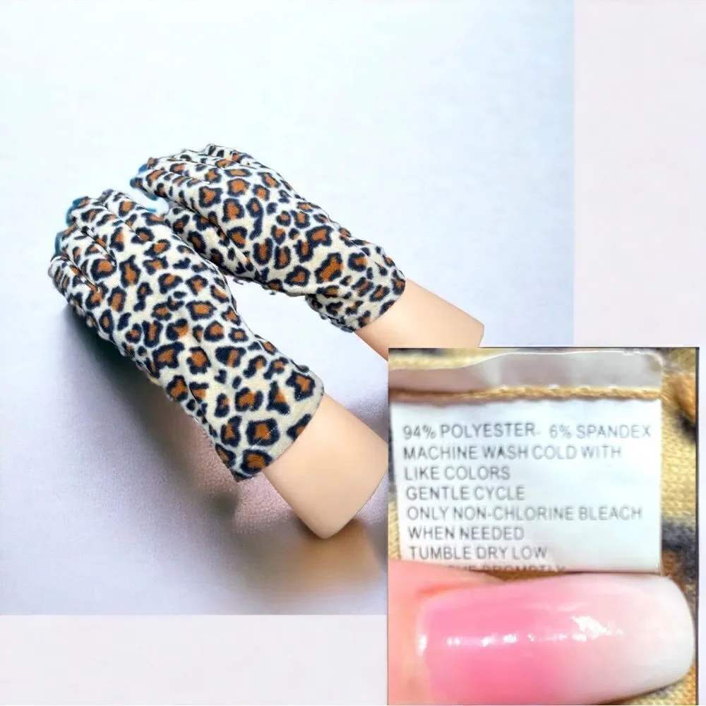Animal Print l Gloves l Soft l Medium l EUC